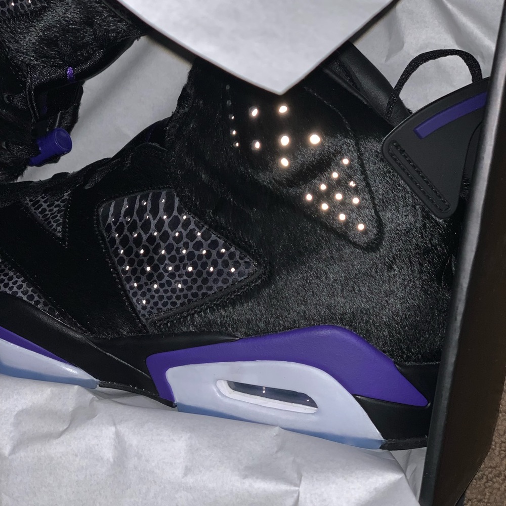 Nike Air Jordan 6s Pony hair Sz13 - Picture 4 of 8